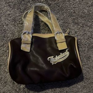 Vintage y2k Timberland varsity purse